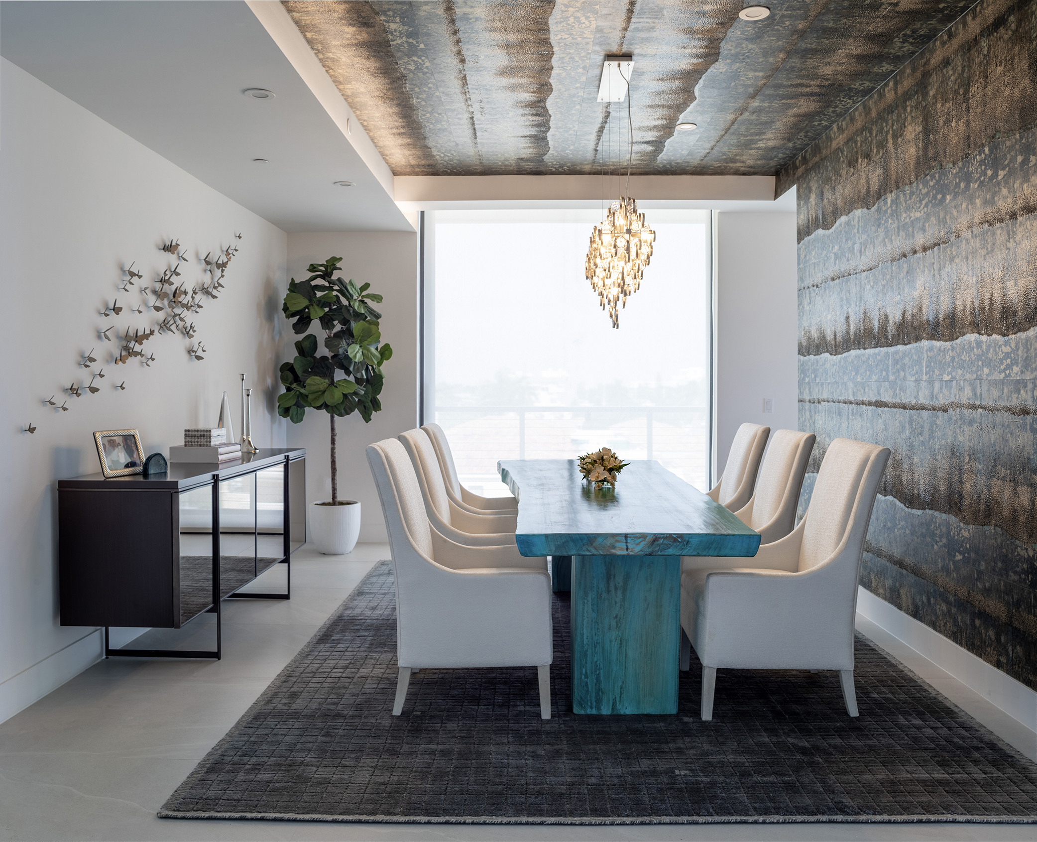 Leduc Designs - Decorating Den Interiors Whitby, ON Interior Dining Room Decorator.